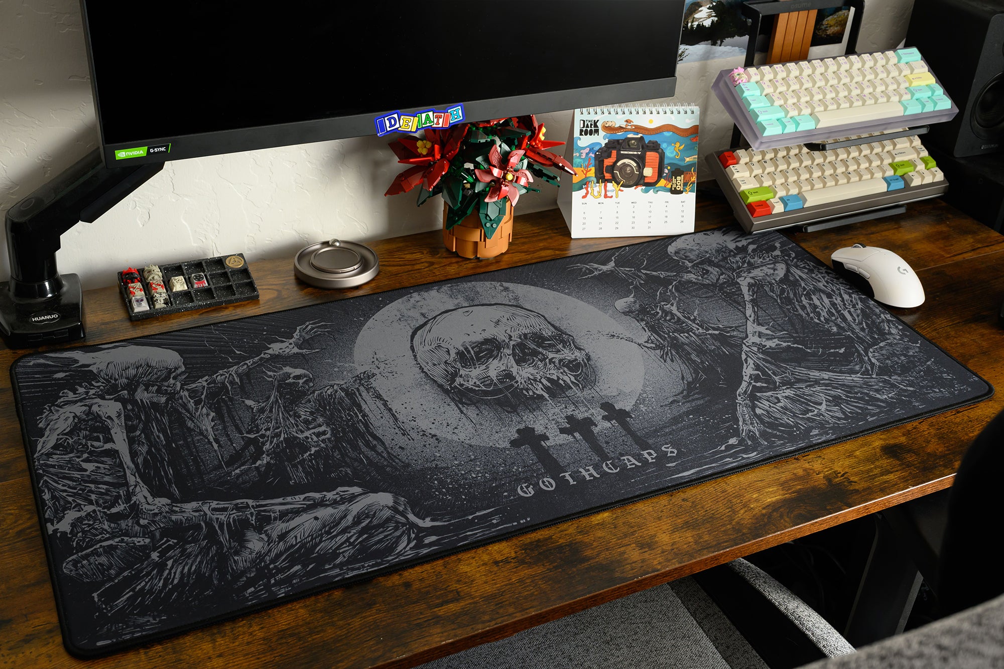 Touch of Death Deskmat – World of Gothcaps