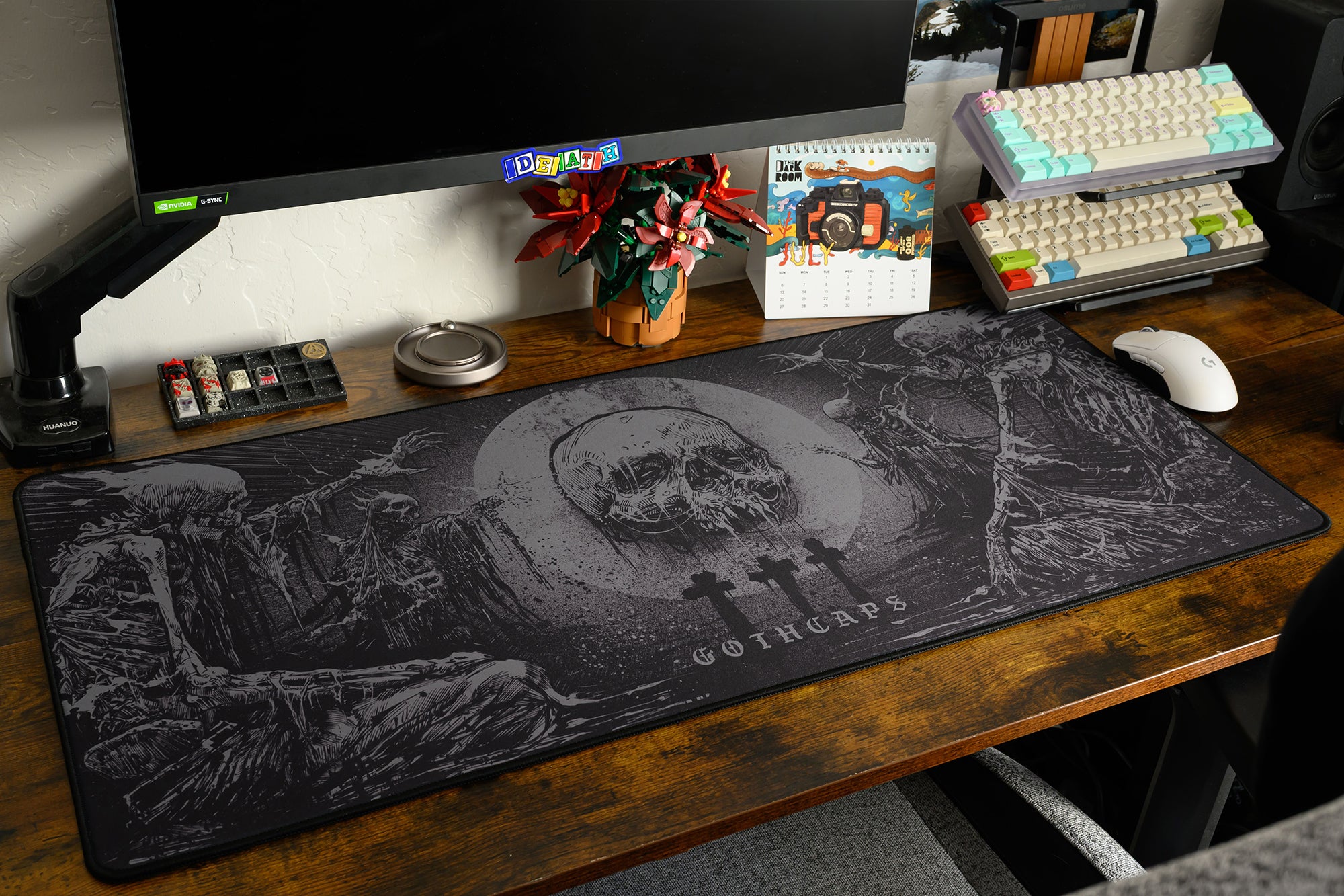 Touch of Death Deskmat – World of Gothcaps
