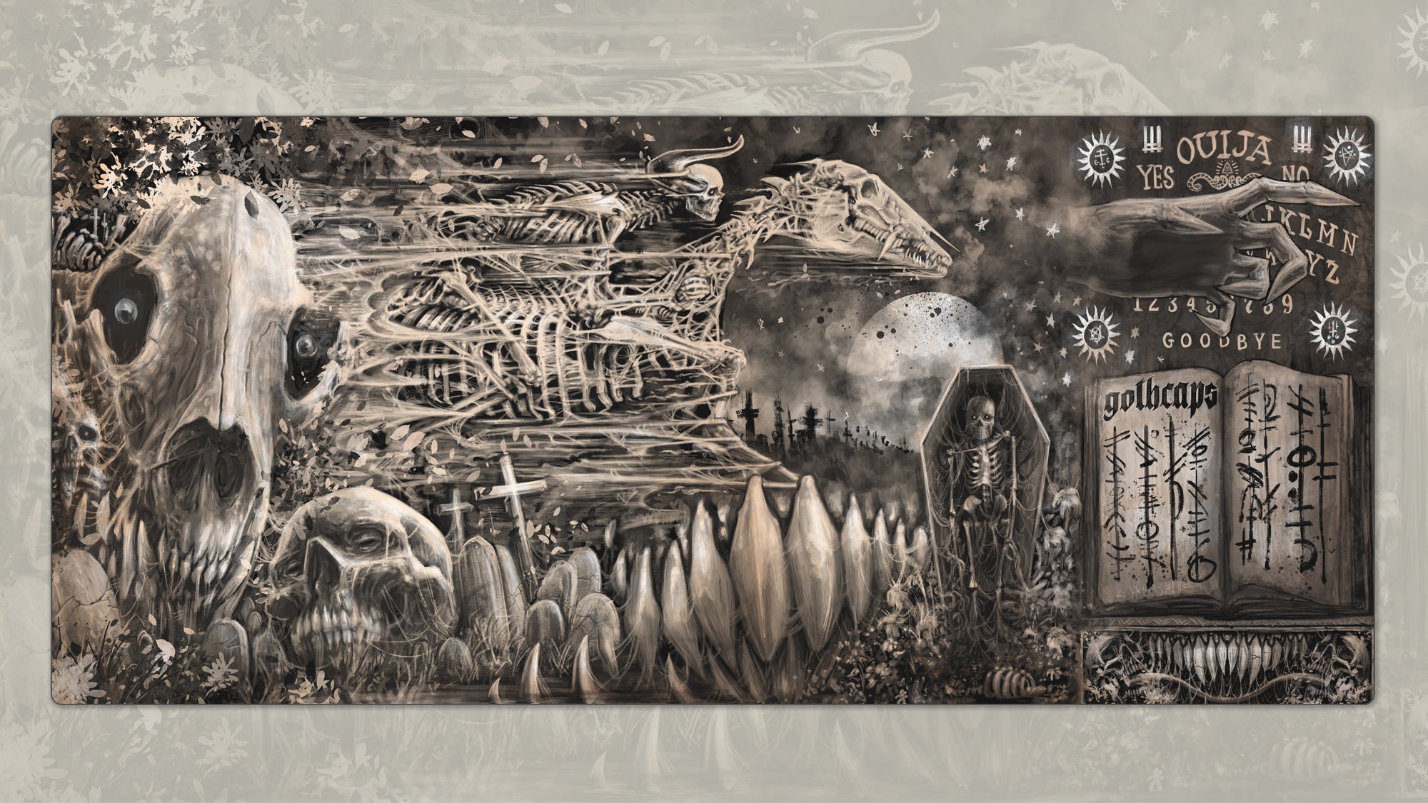 Undead Horserider Deskmat – World of Gothcaps
