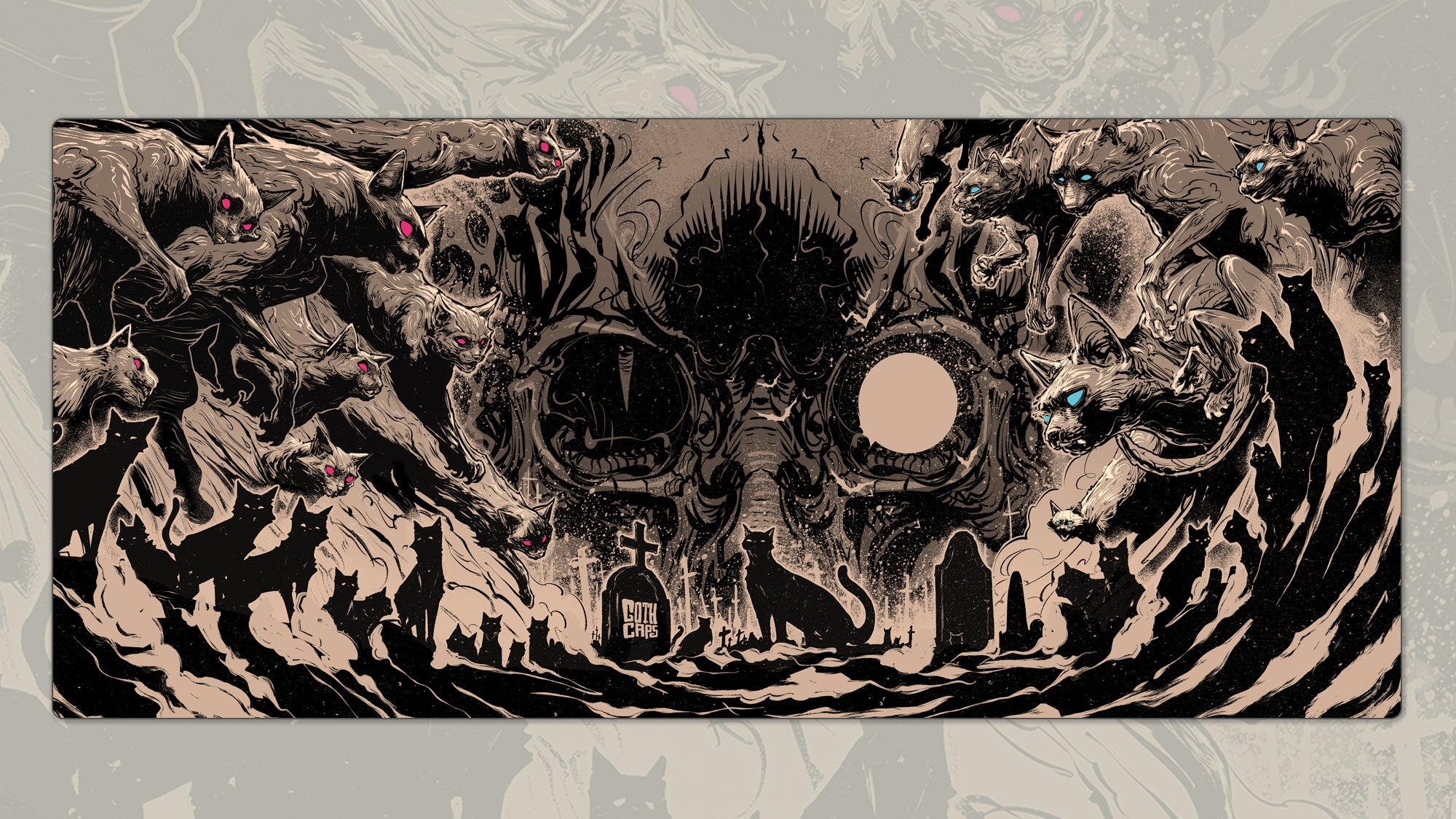 Pet Cemetery Deskmat – World of Gothcaps